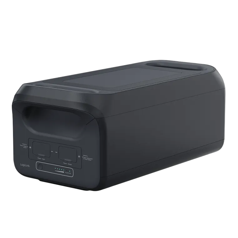 Zusatzakku für 3000 W Powerstations, 3000 W, LiFePO4-Akku, schwarz