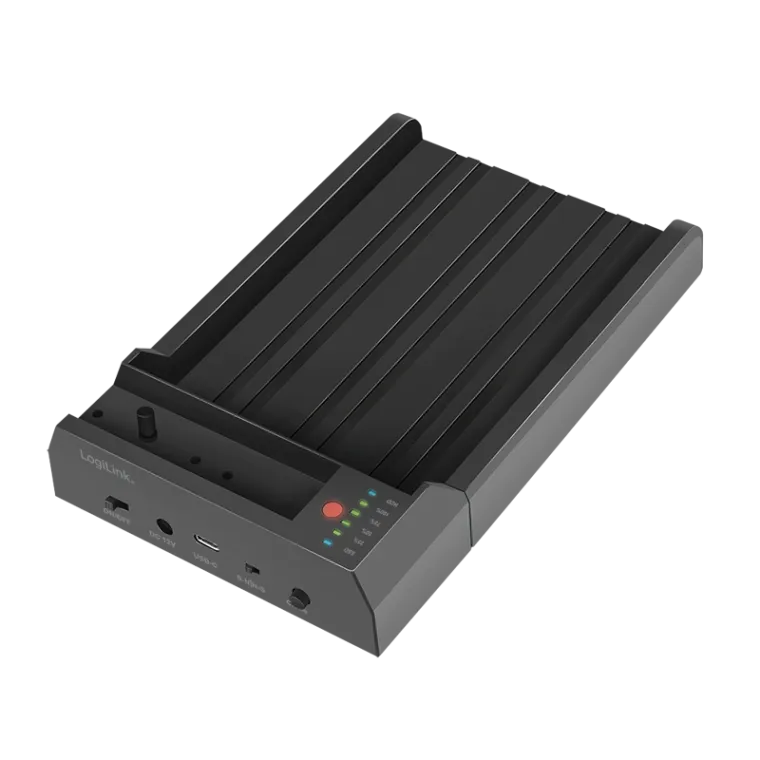 Dual-Dockingstation, 2-Ports, USB 3.2 Gen2, für SATA HDD/SSD und M.2 NVMe SSD