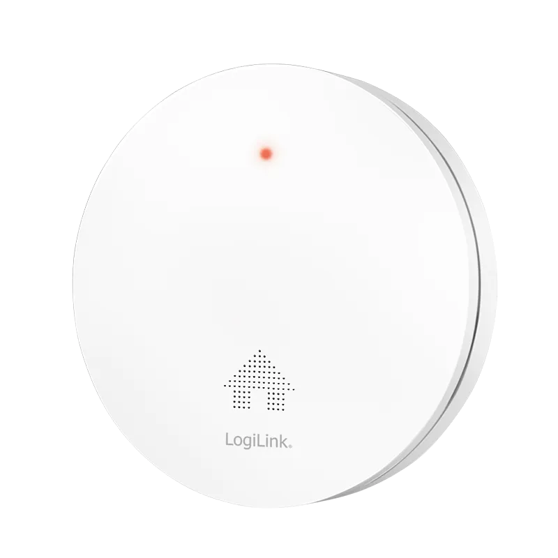 Rauchmelder, extra flach, >85 dB, VdS-Zulassung, Stumm-Modus, 10 Jahres Batterie, Weiß