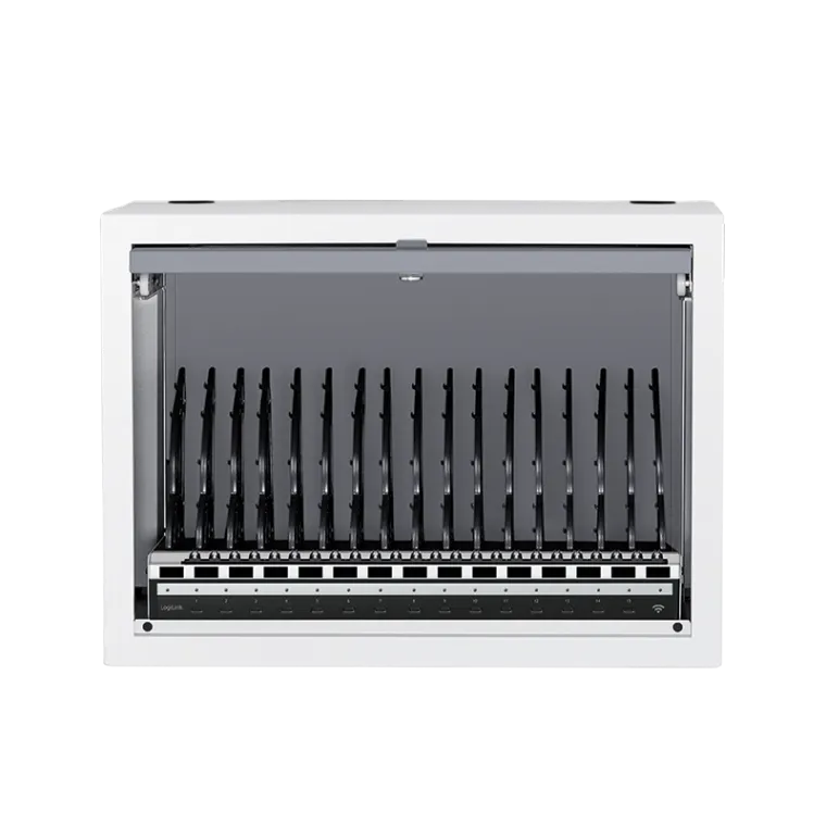 USB-C Mehrfachladestation, 15-Port, PD, smart, grau