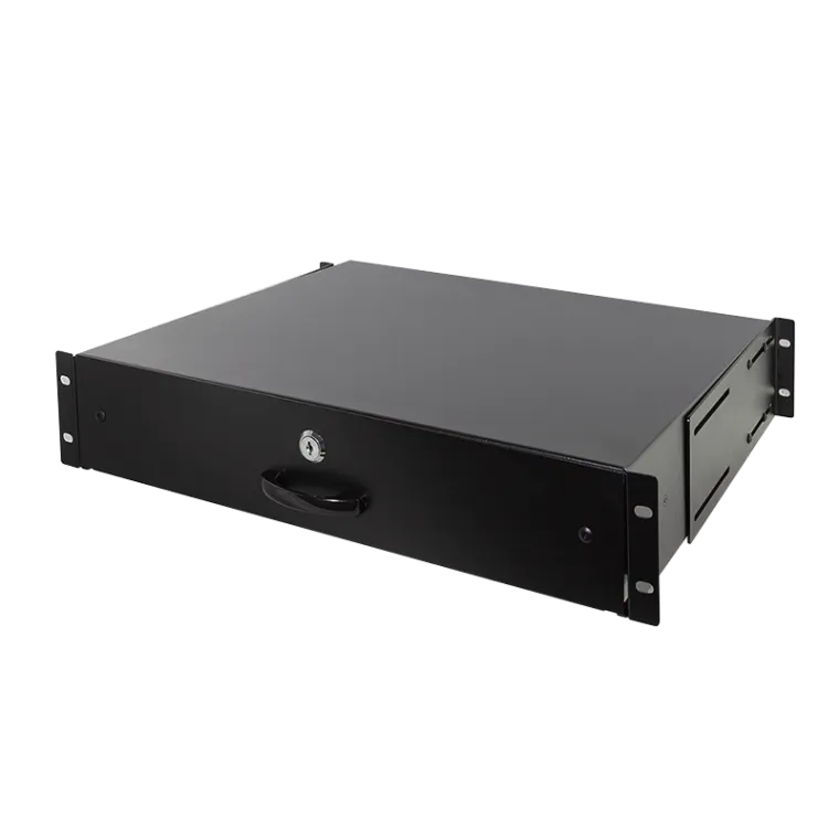 Rack-Schublade zum Einbau in 19-Zoll-Server- und Netzwerkschränken