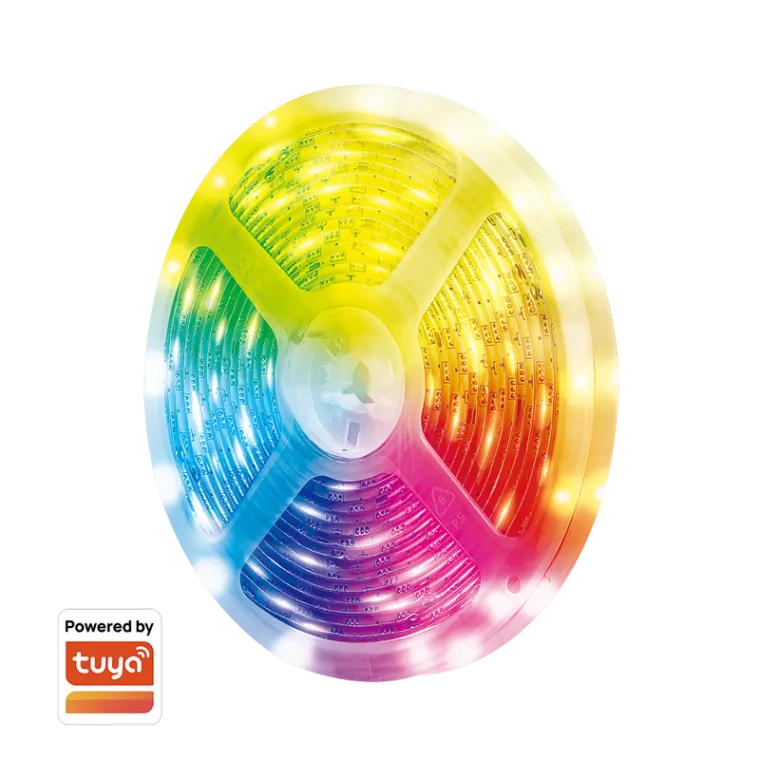 Wi-Fi Smart RGB-LED-Band, selbstklebend, 400 lm, Tuya kompatibel, 5 m