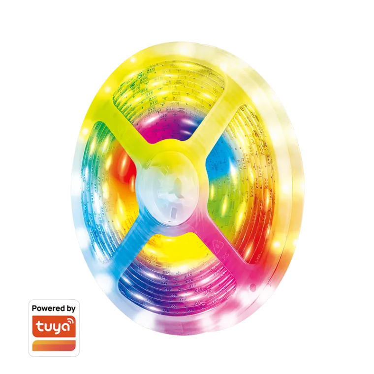 Wi-Fi Smart RGB-LED-Band, selbstklebend, 400 lm, Tuya kompatibel, 5 m
