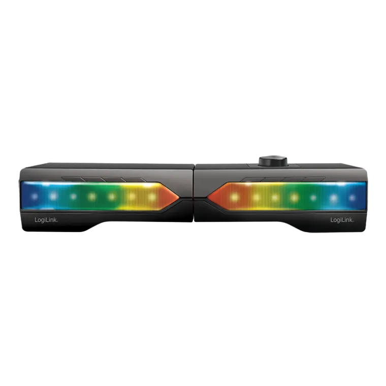 Mobile Soundbar mit Party Light, 2-in-1-Gaming-Sound-System