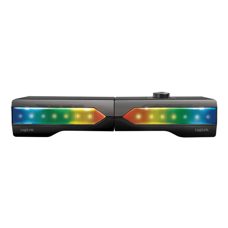 Mobile Soundbar mit Party Light, 2-in-1-Gaming-Sound-System