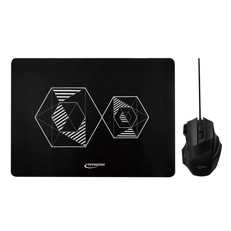 Gaming Combo Set aus Maus und Mauspad, 35x25x0,2cm