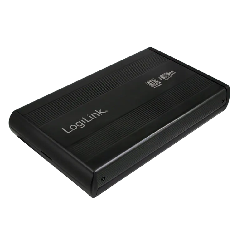 Festplattengehäuse 3,5", SATA, USB 3.0, Alu, schwarz