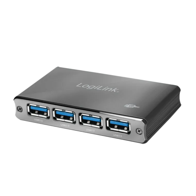 USB 3.0 Hub 4-Port, Aluminium