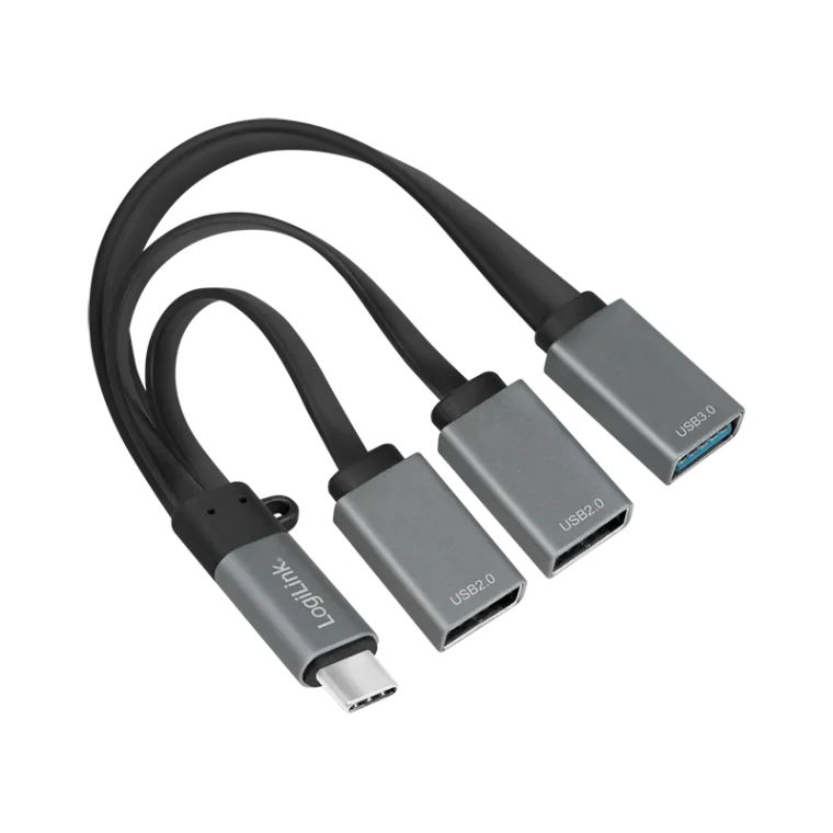 USB-C™ Hub, 2x USB 2.0 A-Buchse + 1x USB 3.0 A-Buchse