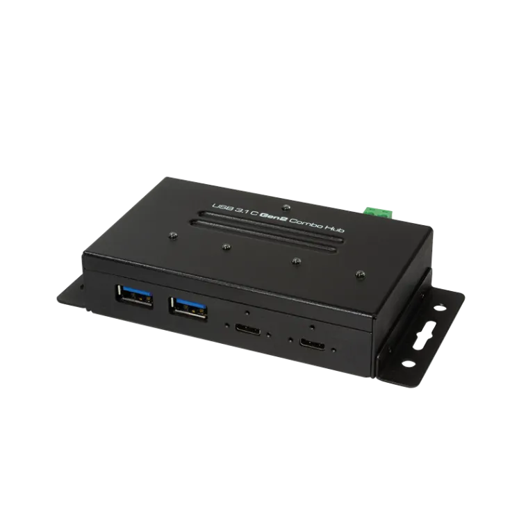 USB 3.2 Gen2, 4-Port Combo Hub, Industrieausführung