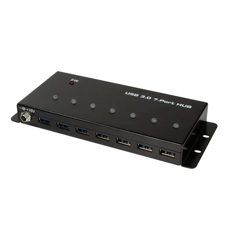 USB 3.0 Hub, 7-Ports, Industrieausführung