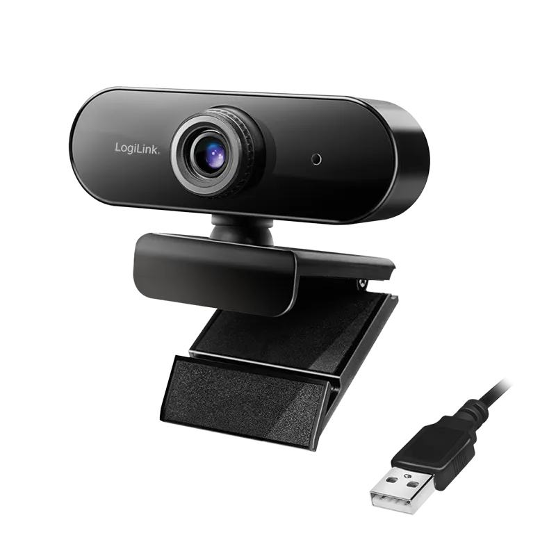 Pro Full-HD-USB-Webcam mit Mikrofon