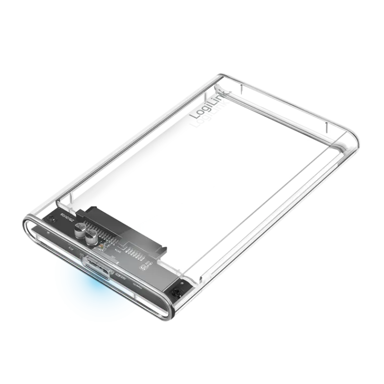 Festplattengehäuse 2,5", HDD/SSD, USB 3.0, werkzeuglos