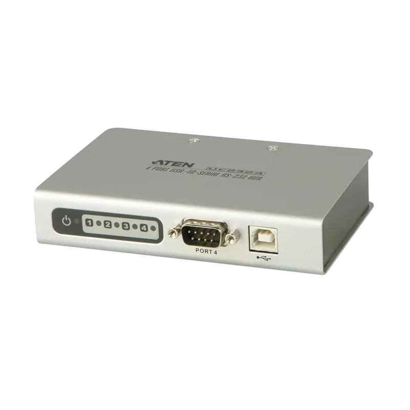 Konverter RS-232 Steuereinheit seriell auf USB mit 4 Port USB Hub