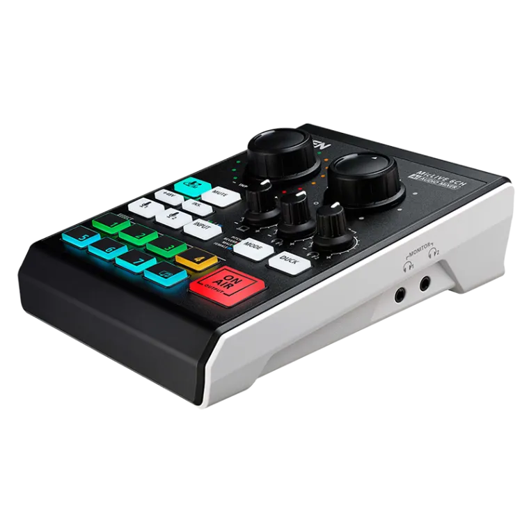 Podcast AI Audio Mixer, MicLIVE 6-CH