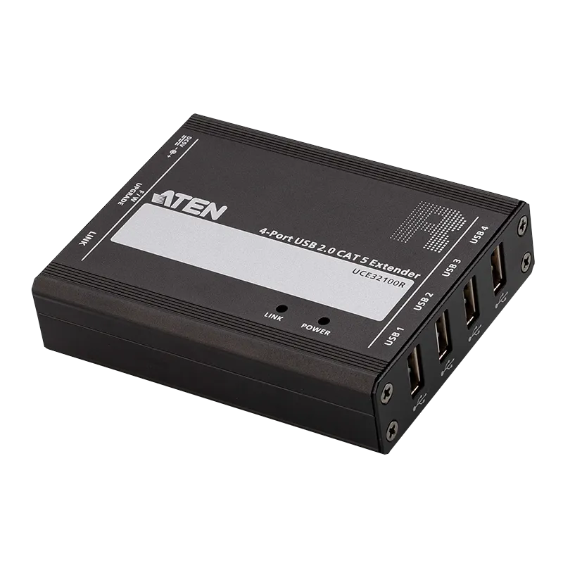 4 Port USB 2.0 Cat.5 Extender bis zu 100m