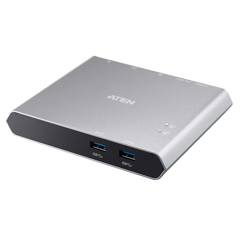 2-Port USB-C Gen1 Dock Switch mit Stromdurchgang
