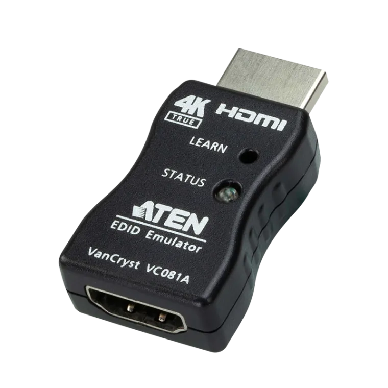 HDMI-EDID-Emulator, A/M zu A/F, 4K/60 Hz, schwarz