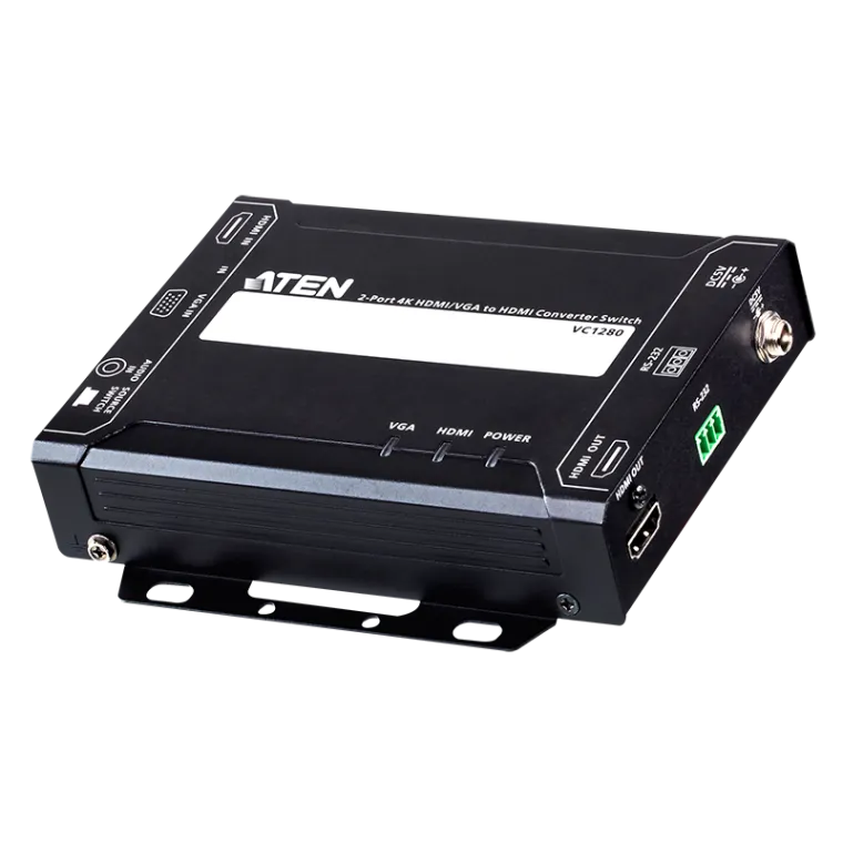 2-Port 4K HDMI/VGA auf HDMI Konverter Switch