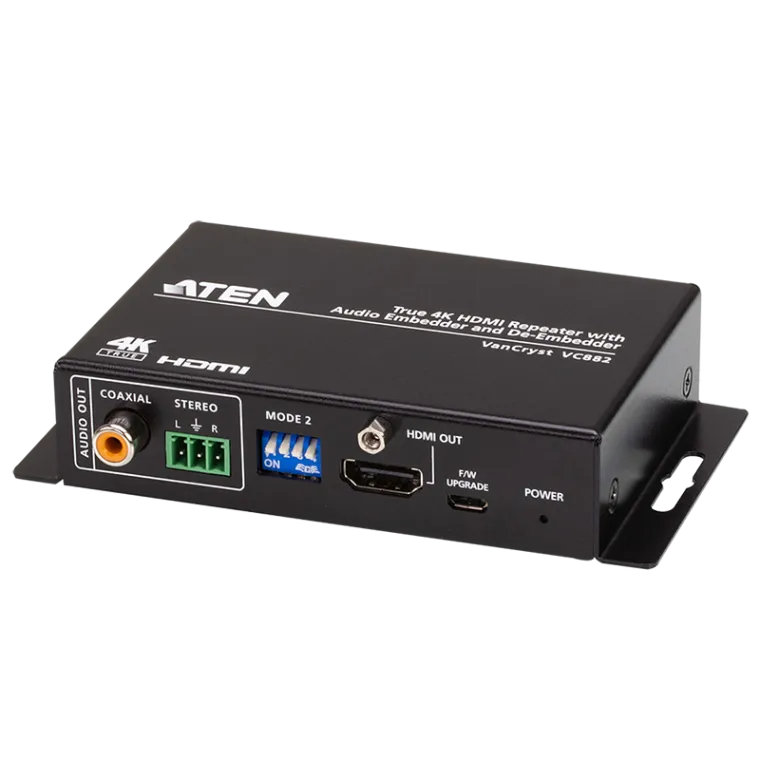 True 4K HDMI Repeater mit Audio Embedder und De-Embedder