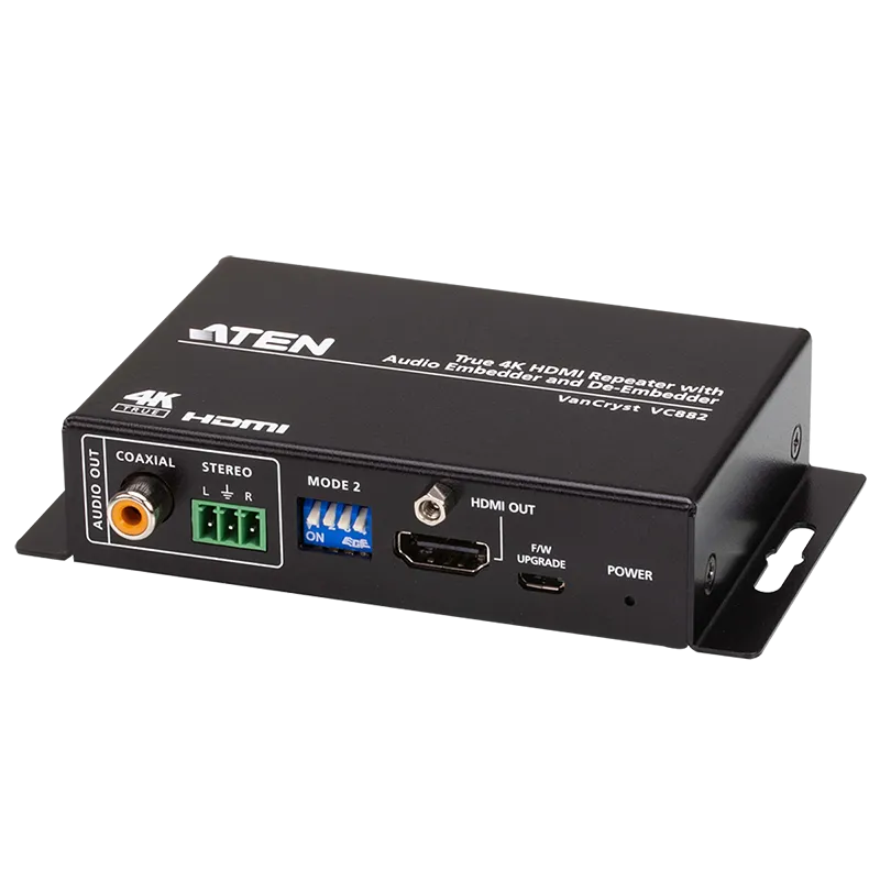 True 4K HDMI Repeater mit Audio Embedder und De-Embedder