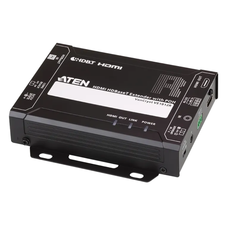 HDMI HDBaseT Empfänger mit POH (4K bei 100 m) (HDBaseT Klasse A)