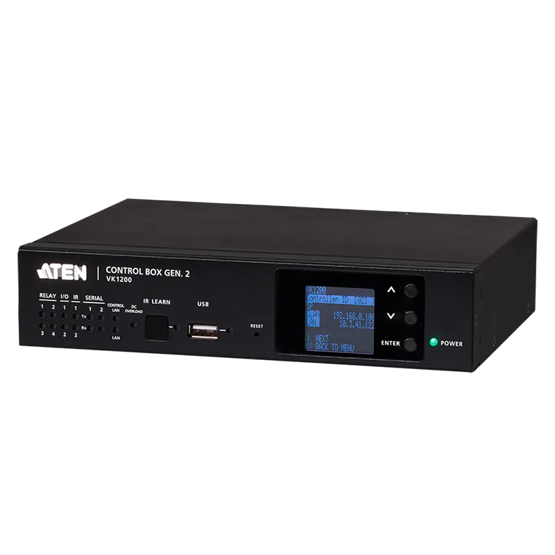 ATEN Kontrollsystem – Kompakte Control Box Gen2 mit Dual-LAN
