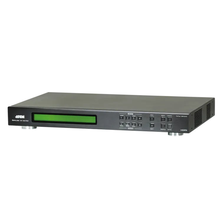 Matrix Switch 4 x 4 HDMI mit Videowall & Scaler