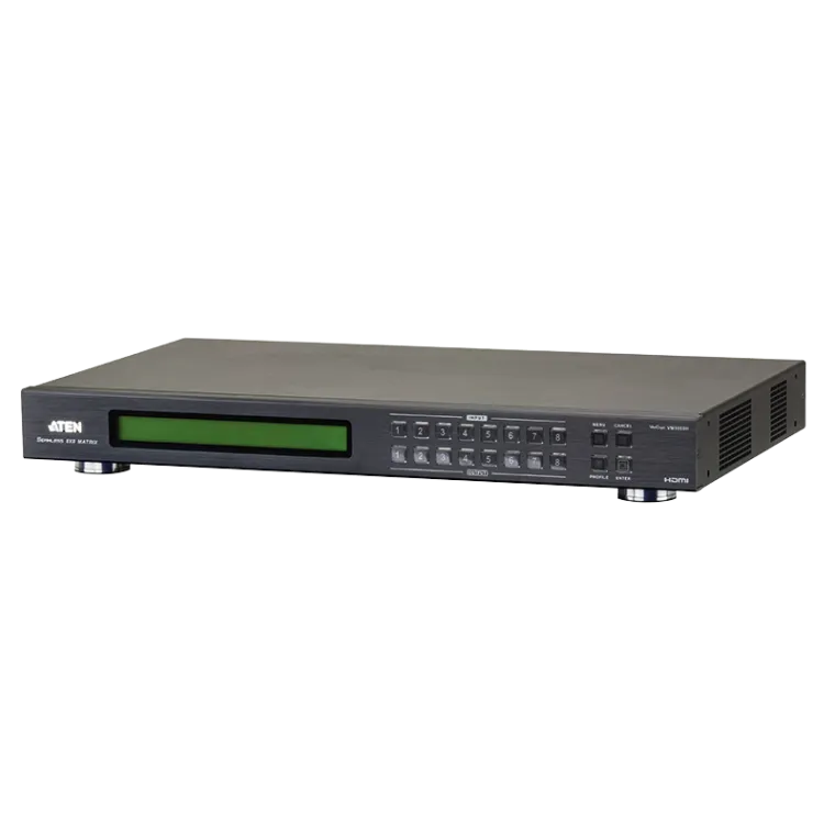 Matrix Switch 8 x 8 HDMI mit Videowall & Scaler