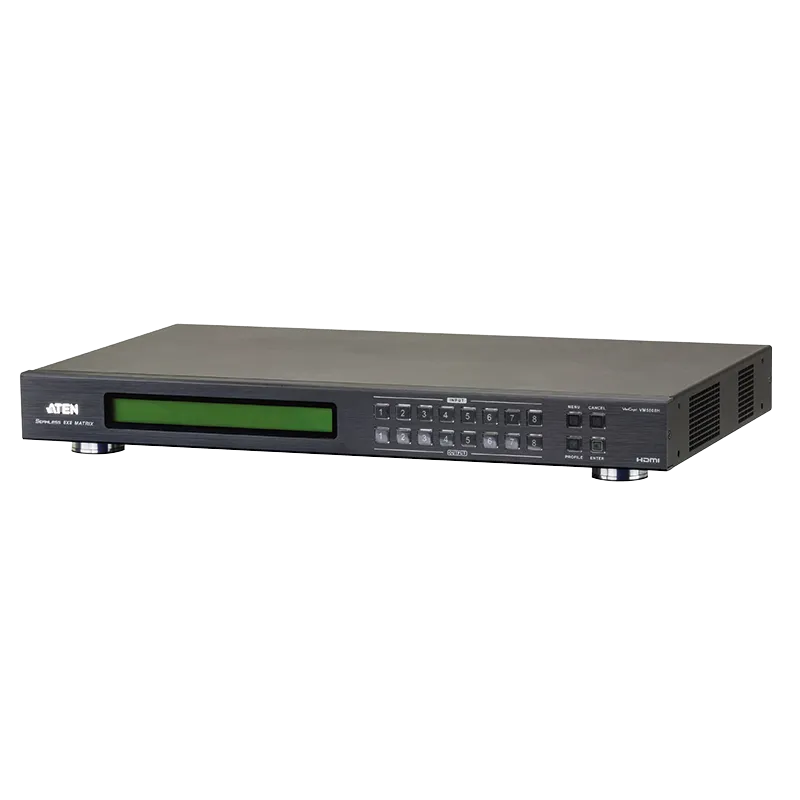 Matrix Switch 8 x 8 HDMI mit Videowall & Scaler