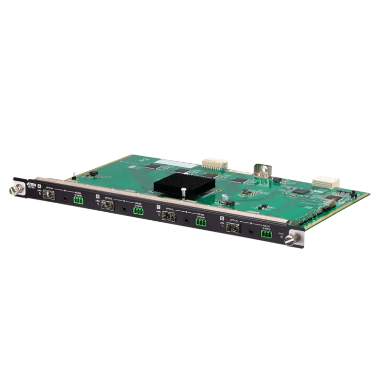 4-Port DisplayPort optische Eingabekarte, 4K bei 300 m, MM, 10,54 W