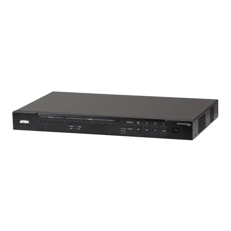 7 x 3 Seamless Präsentation Matrix Switch mit Scaler, Strea