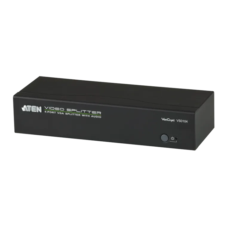 Video Splitter VGA 4-Port mit Audio & RS232