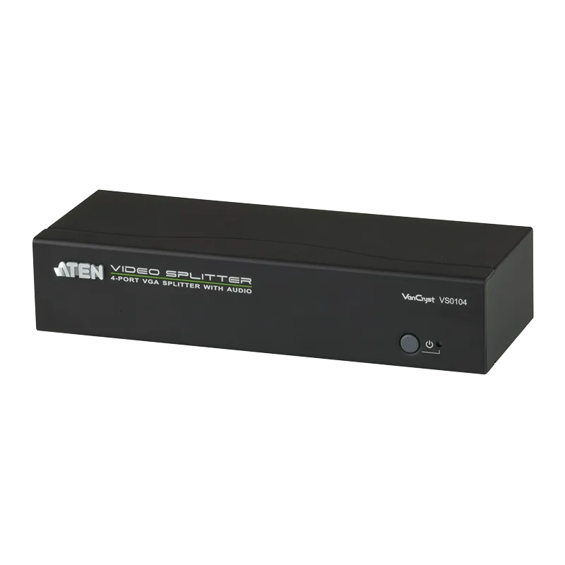 Video Splitter VGA 4-Port mit Audio & RS232