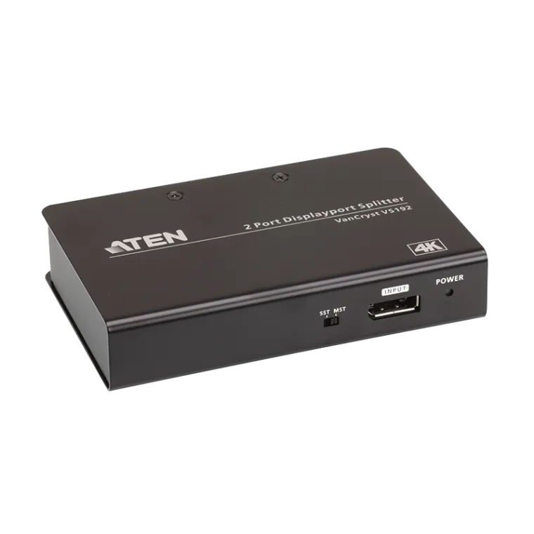 2-Port 4K DisplayPort Splitter