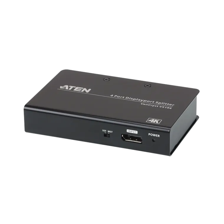 4-Port 4K DisplayPort Splitter