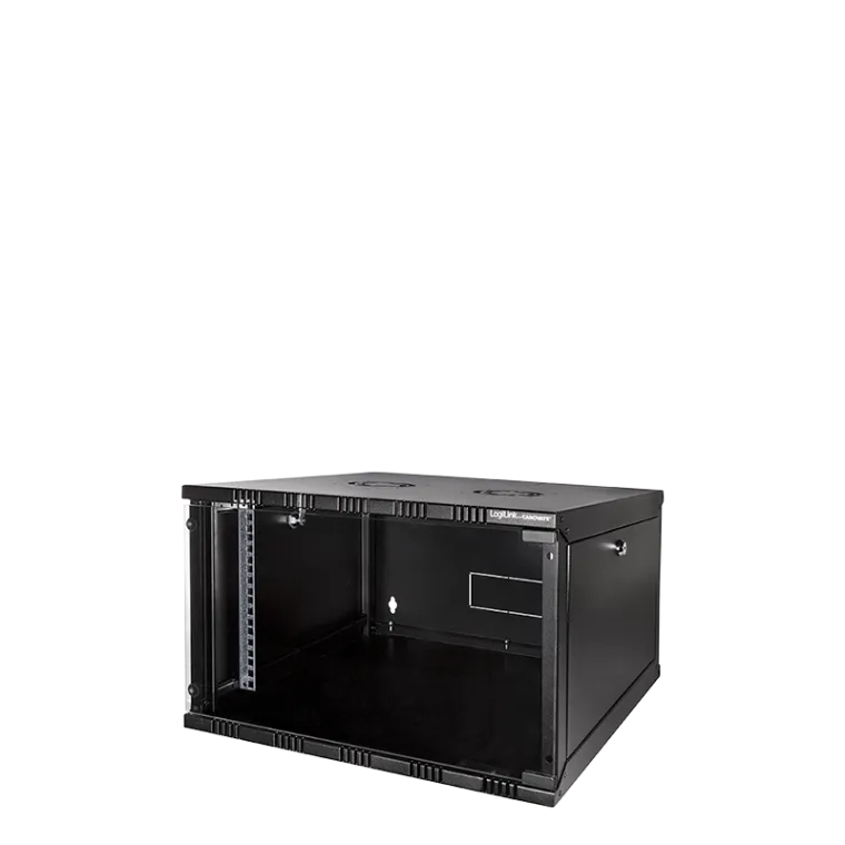 19" SOHO Wandschrank, 6HE, 540 x 550 mm, unmontiert, Schwarz