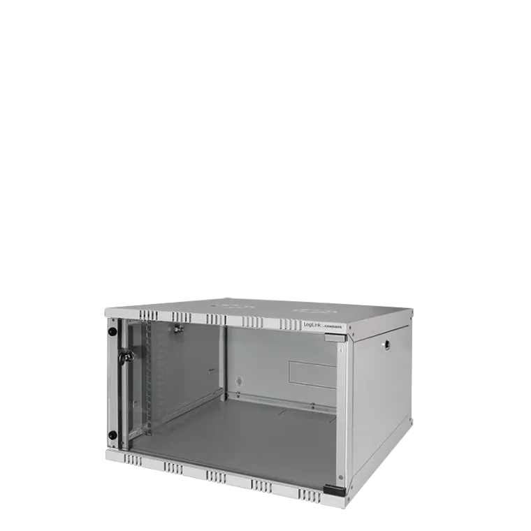 19" SOHO Wandschrank, 6 HE, 550 mm tief, Grau