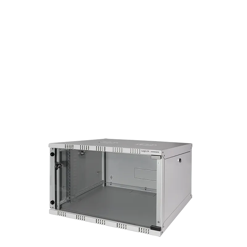 19" SOHO Wandschrank, 6 HE, 550 mm tief, Grau