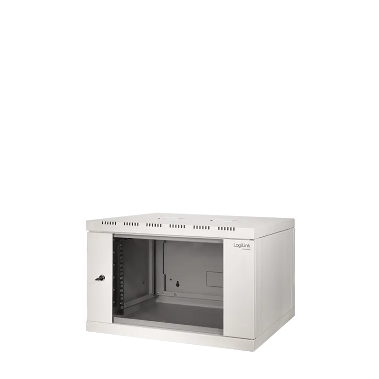 19" Wandschrank einteilig 6HE 600 x 560 mm, Grau