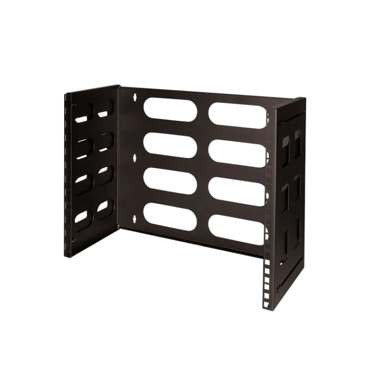 19'' Wandhalterung 8 HE, Schwarz