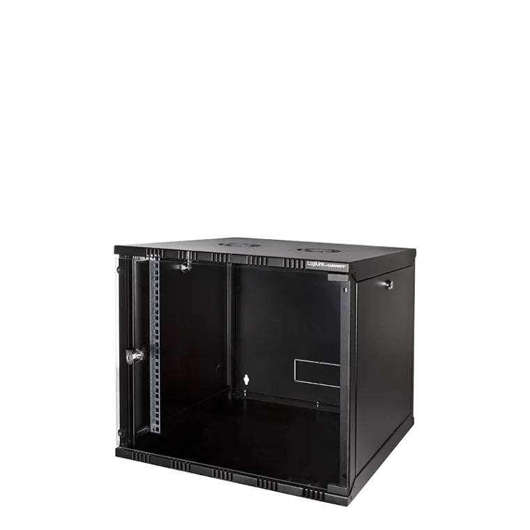 19" SOHO Wandschrank, 9HE, 540 x 400 mm, unmontiert, Schwarz