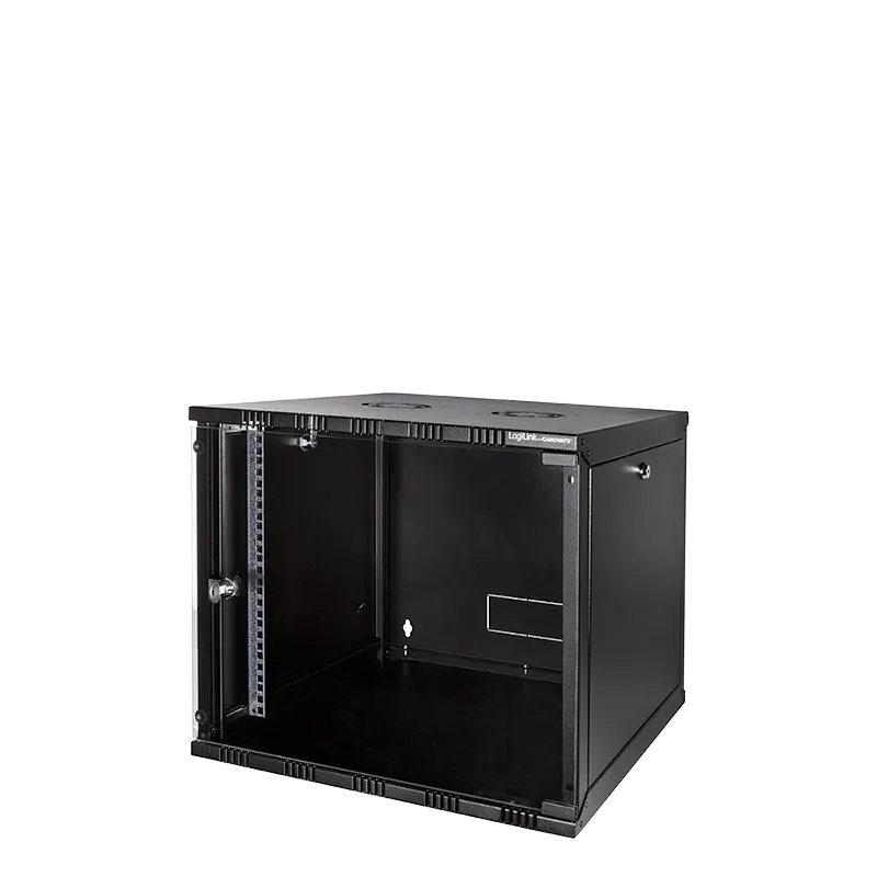 19" SOHO Wandschrank, 9HE, 540 x 400 mm, unmontiert, Schwarz