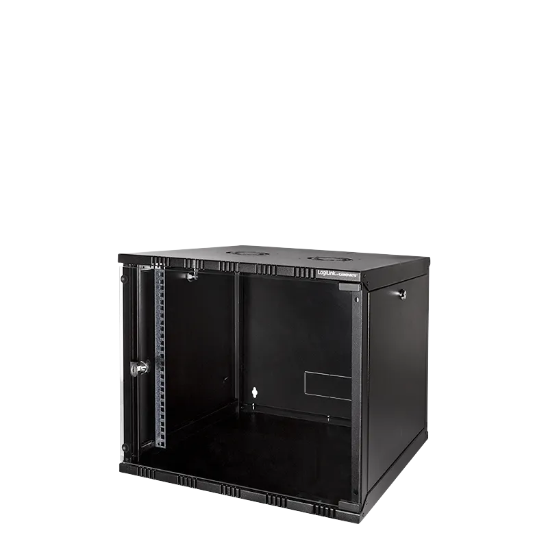19" SOHO Wandschrank, 9 HE, 550 mm tief, Schwarz