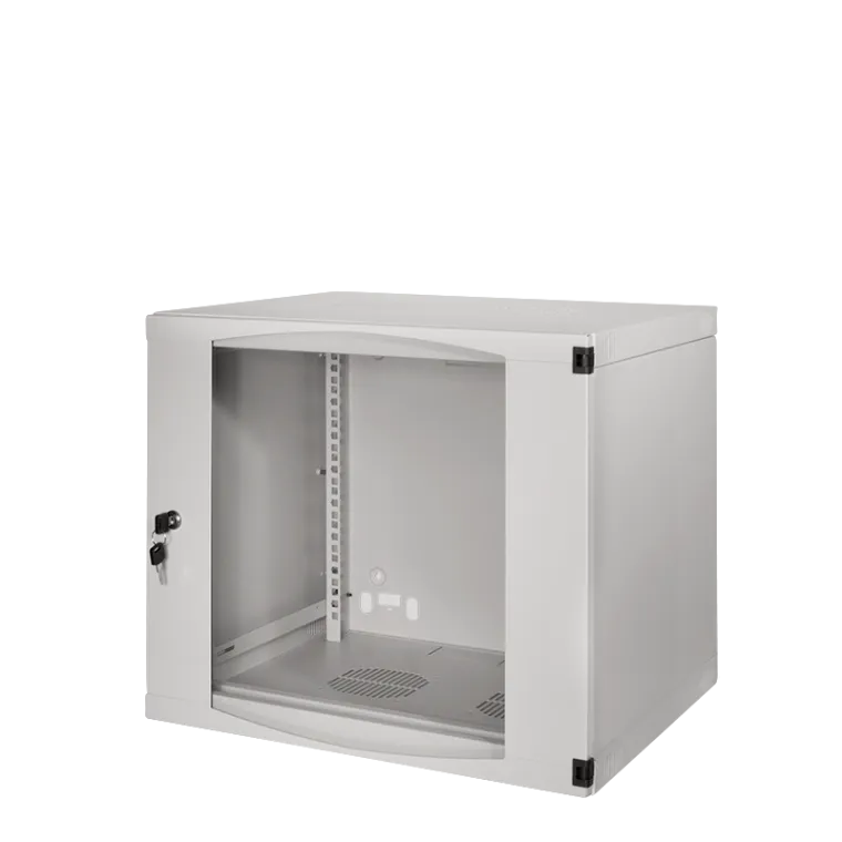 19" Wandschrank 9HE 540 x 450 mm, unmontiert, Grau