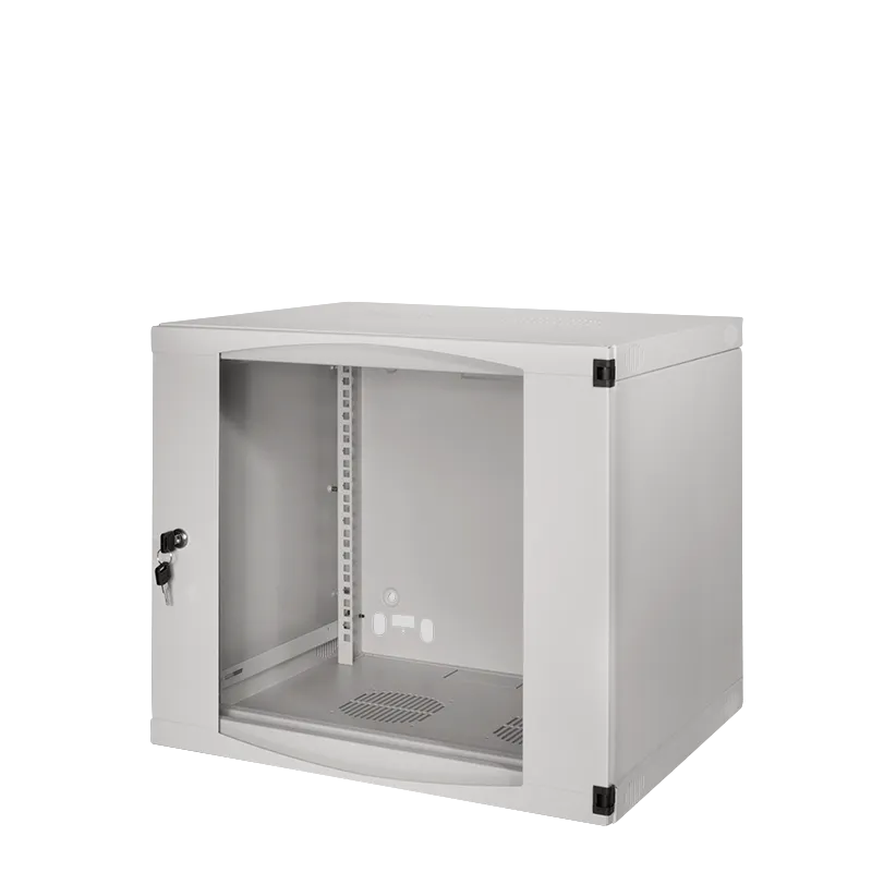 19" Wandschrank 9HE 540 x 450 mm, unmontiert, Grau