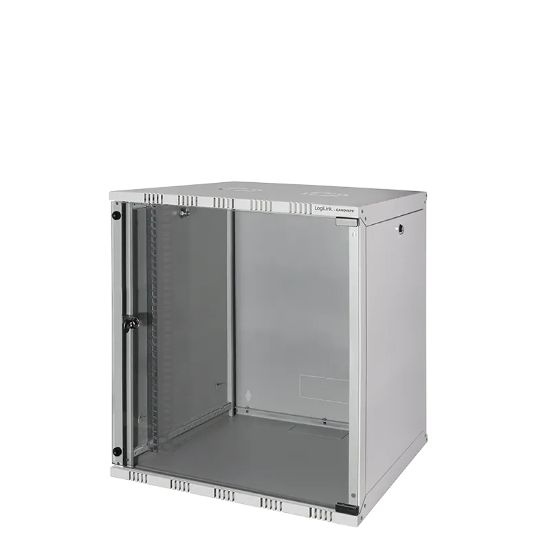 19" SOHO Wandschrank, 12HE 540 x 400 mm, unmontiert, Grau