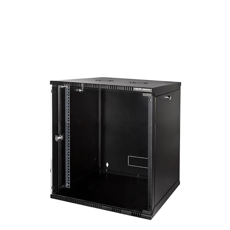 19" SOHO Wandschrank, 12HE 540 x 550 mm, unmontiert, Schwarz