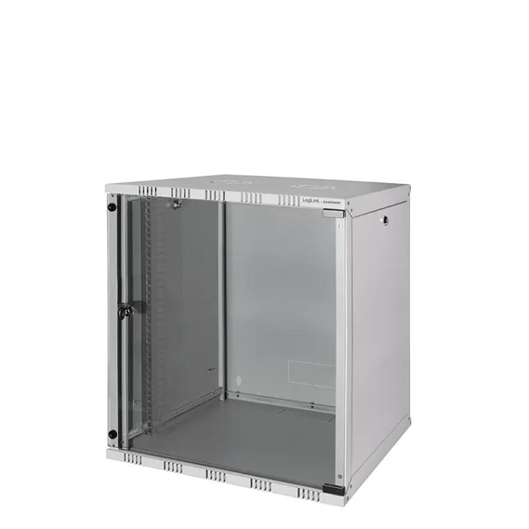 19" SOHO Wandschrank, 12HE 540 x 550 mm, unmontiert, Grau