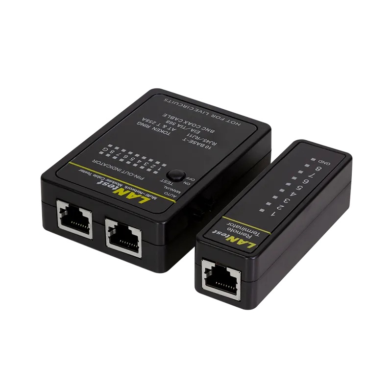 Tester für RJ45-, RJ11- und BNC-Kabel, mit Remote Einheit